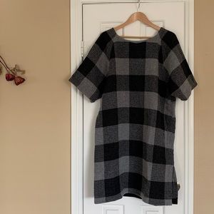 Handmade Wool checkered dress